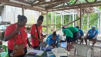 Post MDA prevalence survey is underway in Solomon Islands