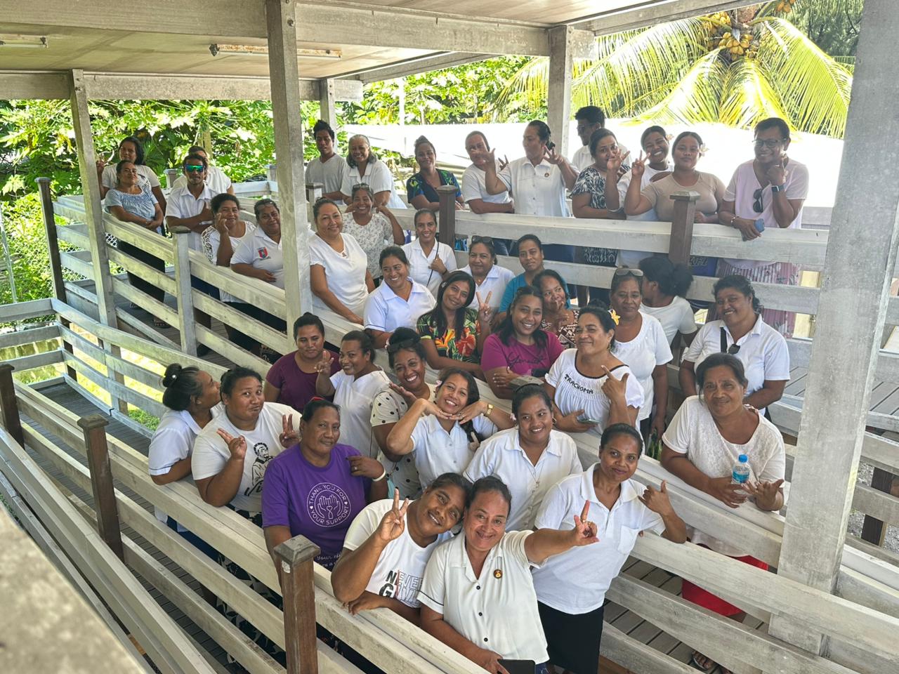 Integrated scabies and trachoma MDA training in Kiribati